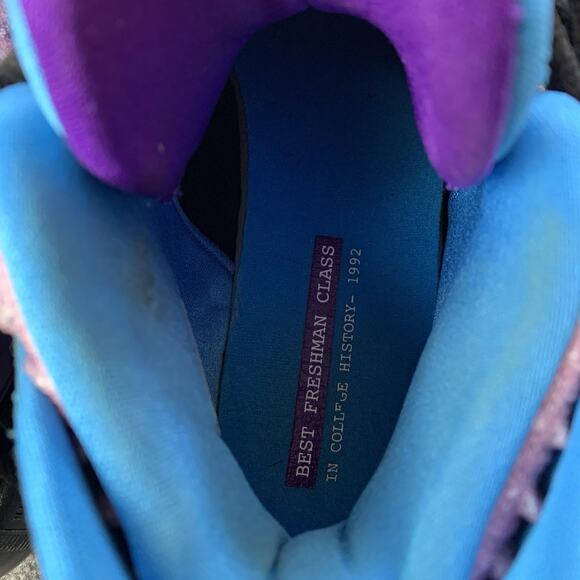 Nike AlphaDunk Fab Five Mens Size 10 Purple Black Basketball Shoes Sneakers - Picture 7 of 14